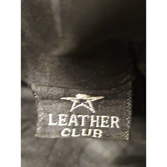 LEATHER CLUB LEATHER JACKET Men Small Byker Motorsports - Picture 8 of 13